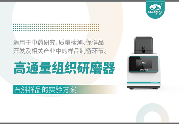 高通量組織研磨器處理石斛樣品的實驗方案
